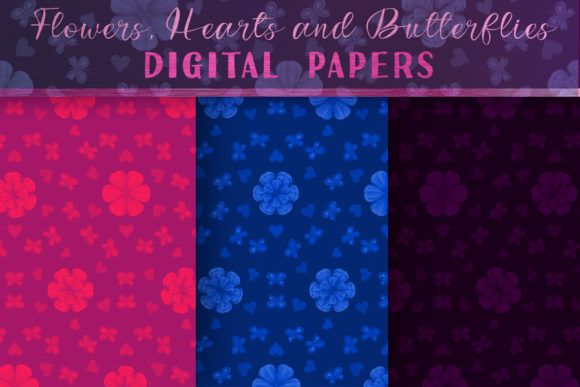 Butterfly Love Heart Flower Background: A Perfect Blend of Elegance and Charm