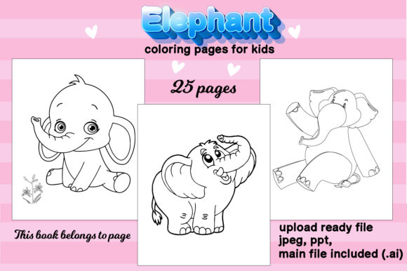 Creating Engaging and Educational Content with an Elephant Coloring Book for Kids KDP
