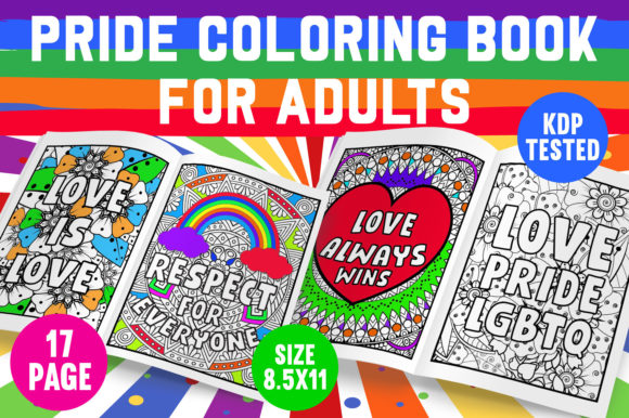 Discover the Joy of Pride Quotes Coloring Book for Adults