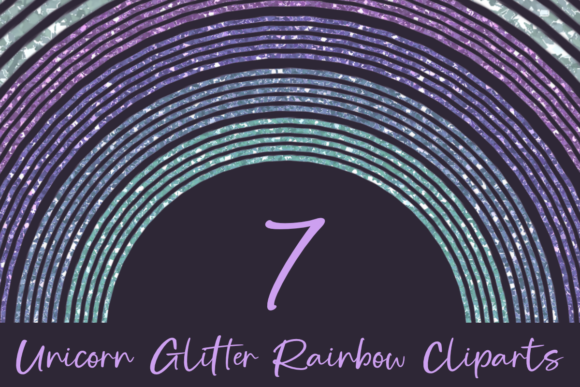 Discover the Magic of Holographic Glitter Unicorn Rainbow Set