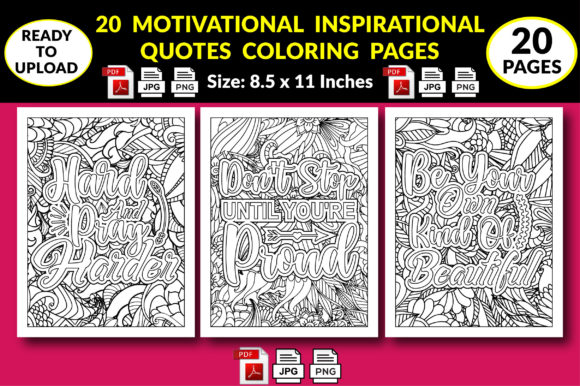 Discover the Power of Motivational Quotes Coloring Book Pages
