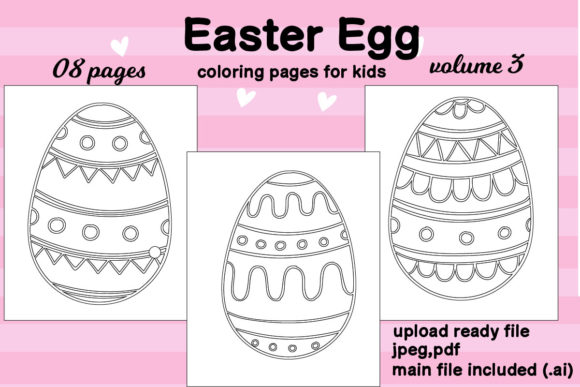Easter Egg Coloring Page Kids Kdp Vol.3: A Creative and Profitable Venture