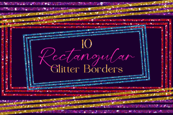 Enhance Your Projects with Glittering PNG Frames