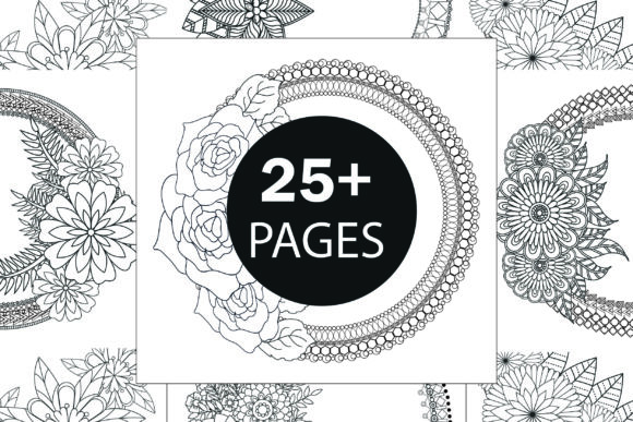 Explore the Creative Potential with Circular Frame Adult Coloring Pages for KDP