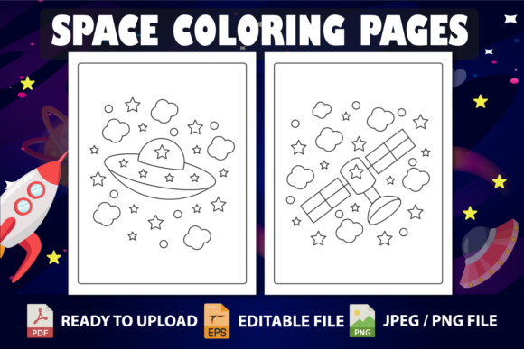 Explore the Universe with Space Coloring Pages