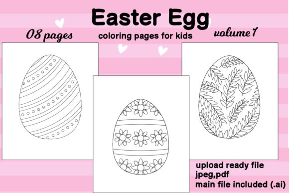 Fun Easter Egg Coloring Pages for Kids
