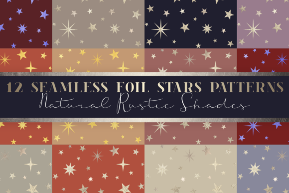 Rustic Wedding Star Patterns for Festive Designs
