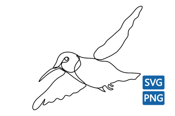 Strategic Use of Hummingbird One Line Drawing Graphics for Enhanced Branding and Creativity