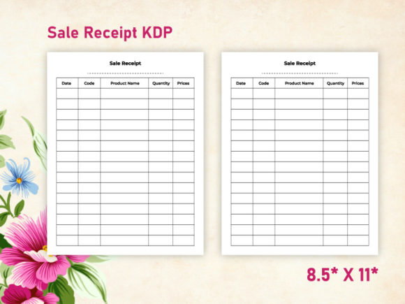Unlocking Creativity and Efficiency with Sales Recipt Interior KDP: A Perfect Tool for Your Publishing Ventures