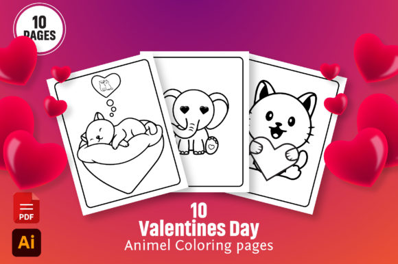 Valentine's Day Cute Coloring Pages