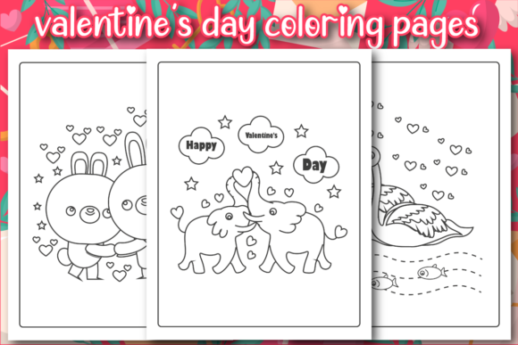 Valentine’s Animals Coloring Pages Vol-3: A Strategic Tool for Creativity and Engagement