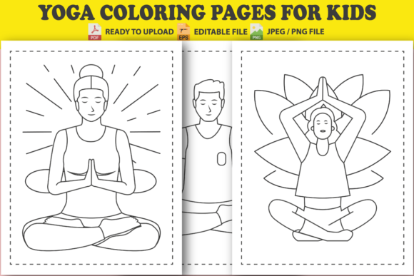 Yoga Coloring Pages for Kids: A Fun and Mindful Activity